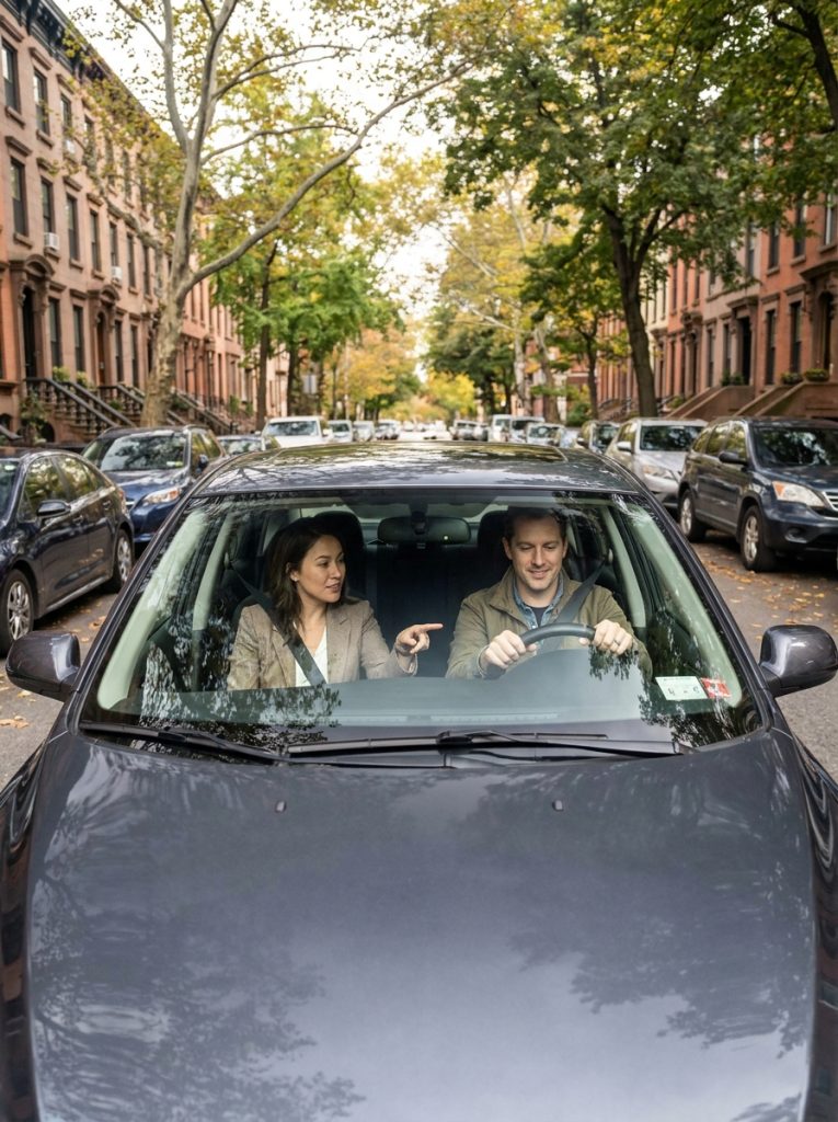 How to Test Drive a Used Car Like a Pro: 10 Smart Steps for 2026 1 This image shows a buyer test driving a used car before purchase, supporting a guide about used car test drives, braking, steering, engine performance, transmission checks, and vehicle inspection.